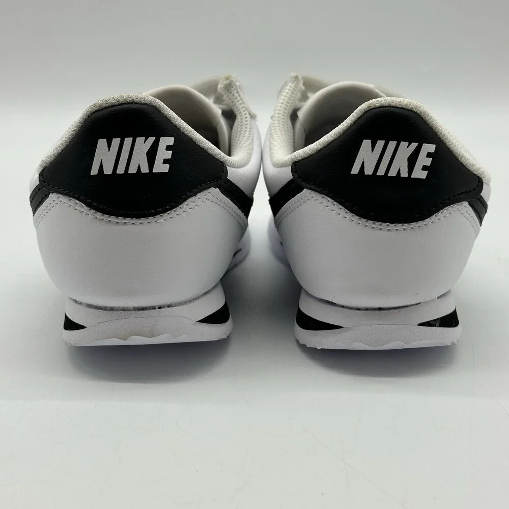 Nike Cortez Basic SL PSV White/Black Leather Sneakers Unisex Kid's Size 3Y NWOB